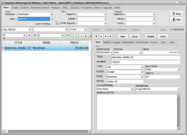 boat sales software boat inventory database