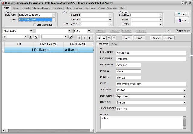 employee directory software employee directory simple database