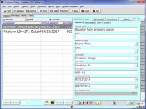 Simple equipment calibration log database