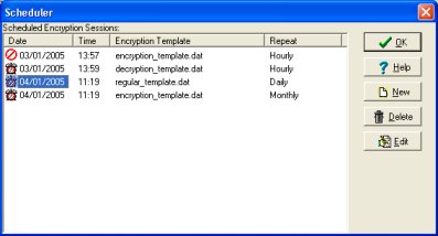 encryption scheduler