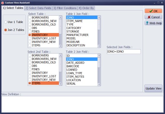 how to build custom view in handy equipment