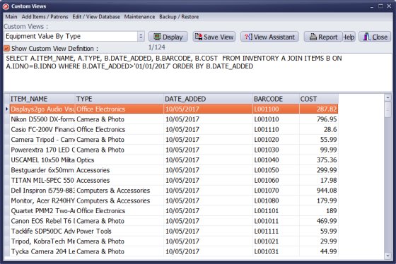 how to build custom view in handy equipment