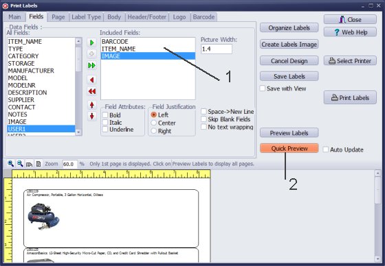 equipment simple inventory catalog