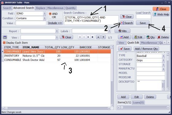 define low quantity query