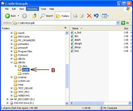 web db file 2, decompress in subfolder