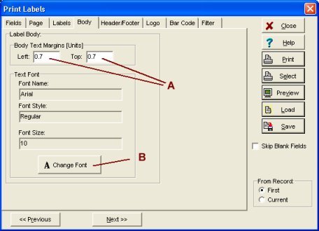 library card define layout