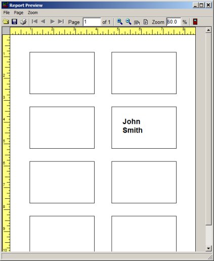 volunteer software print individual name tag