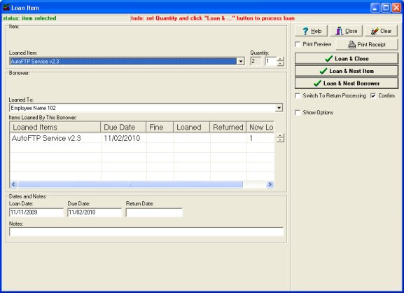 software license loan transaction