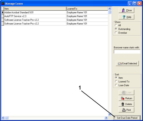 software usage return date