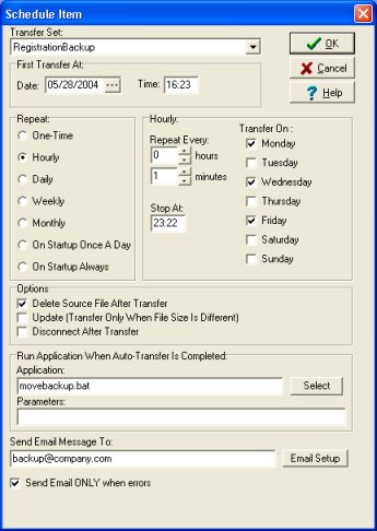 ftp scheduler