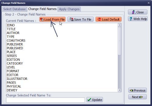 movie library, customize data fields