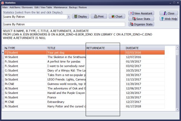 handy library sql sample, join 3 tables, a condition is added