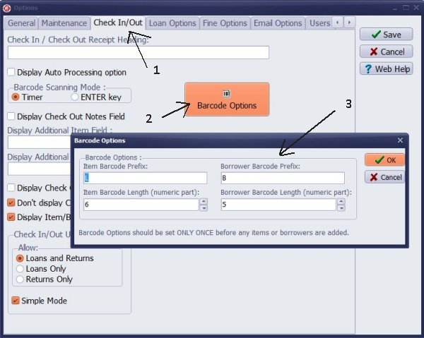 how to set barcode format