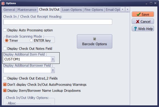 check in/out select missing note data field