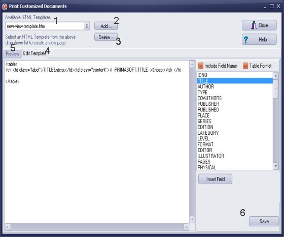 library form change order of fields