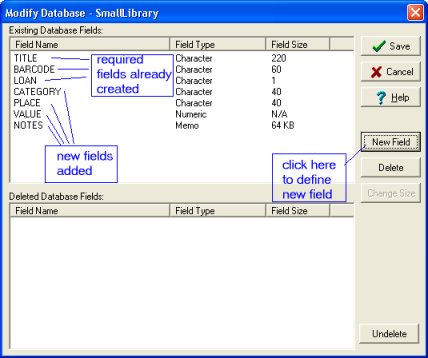 customized tracking software, add fields