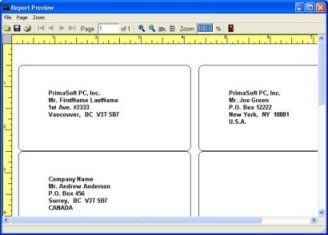 client address labels