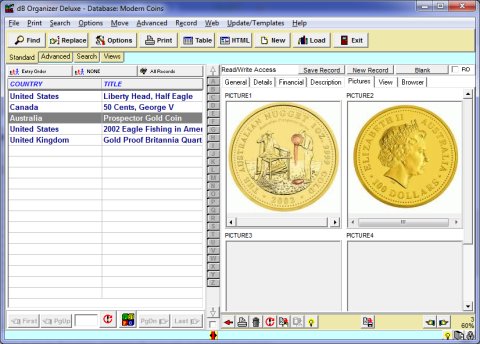 coin software ancient database