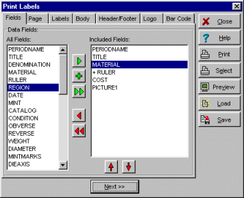 coin software labels