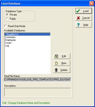 customer support load database