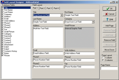 Database software new database