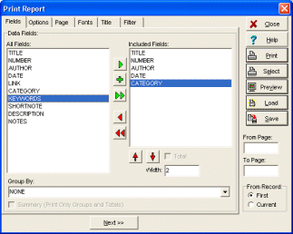 electronic document, define document report