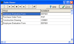 electronic document, table viewer