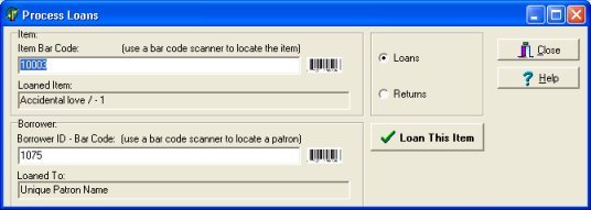 equipment self check-in check-out module