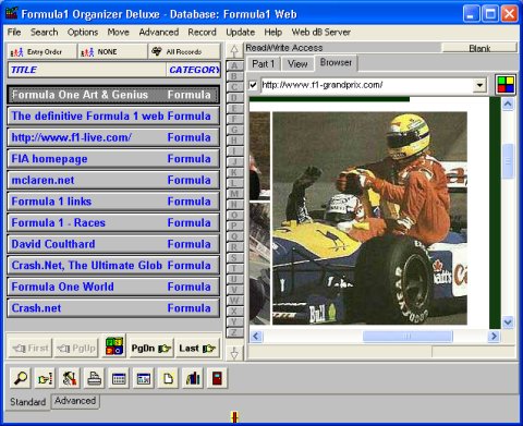 Formula1 software solution template