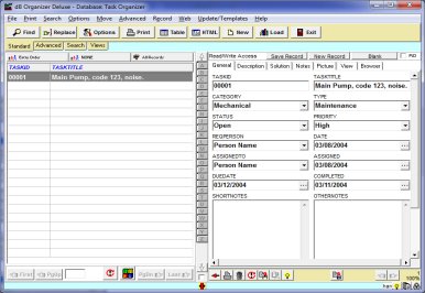 Task software solution template