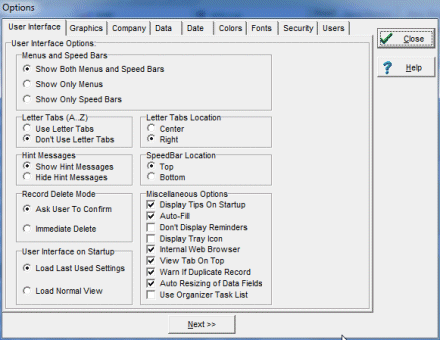 Address, Contact software option