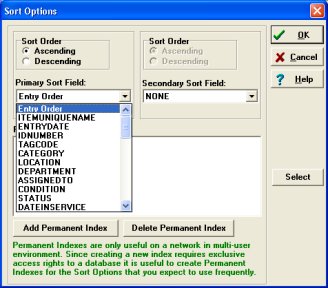 member data, sort