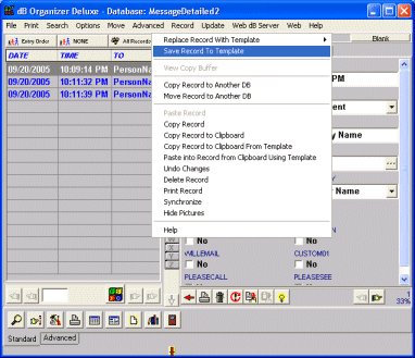 record functions