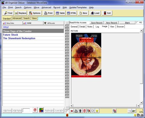 Movie software solution template