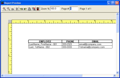 view table report