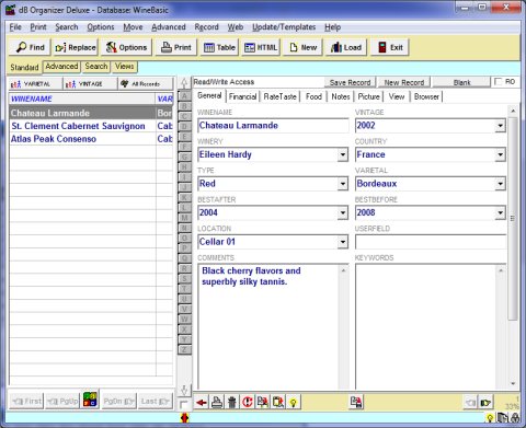 Wine software solution template