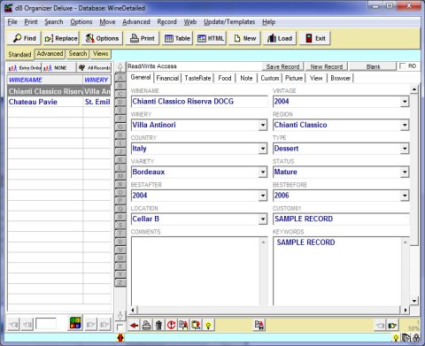 Wine software solution template