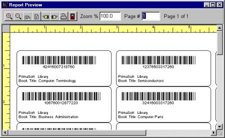 print preview, barcode, Codeabar