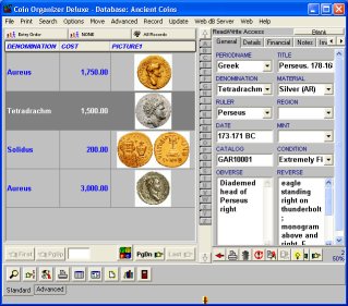 database record grid, image fields